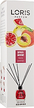 Kup Dyfuzor zapachowy Brzoskwinia i grejpfrut - Loris Parfum Peach & Grapefruit Reed Diffuser