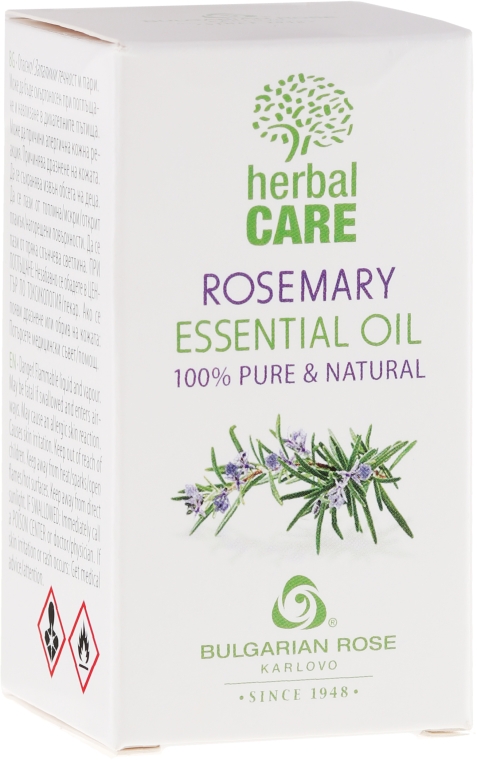Olejek rozmarynowy - Bulgarian Rose Herbal Care Essential Oil — Zdjęcie N1