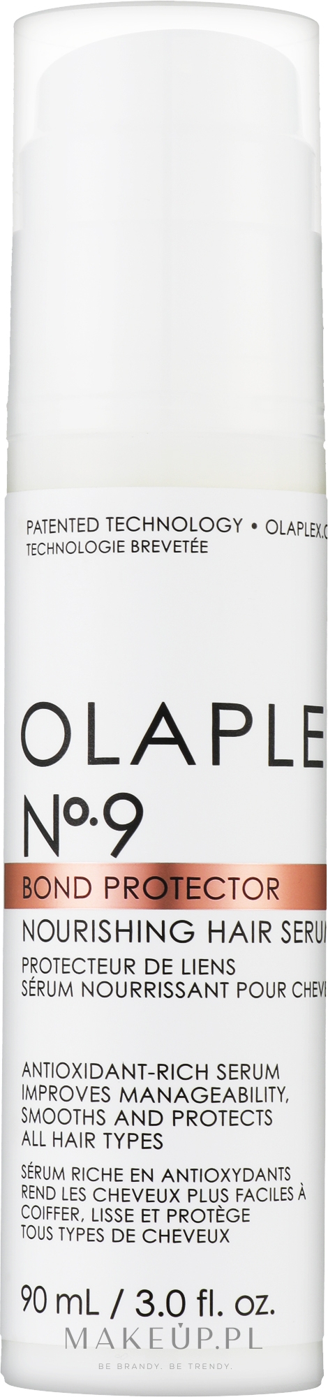 Odżywcze serum do włosów - Olaplex No.9 Bond Protector Nourishing Hair Serum — Zdjęcie 90 ml