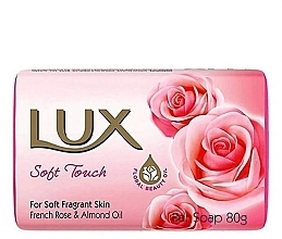 Kup Mydło - Lux Soft Touch French Rose & Almond Oil Soap Bar