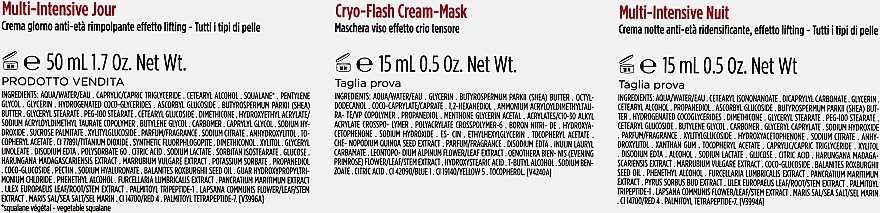 Zestaw - Clarins Multi-Intensive Set (f/cr/50ml + f/cr/15ml + f/mask/15ml + bag) — Zdjęcie N3