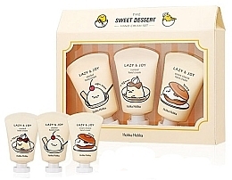 Zestaw kremów do rąk - Holika Holika Gudetama Hand Cream Set (3 x h/cr30/ml) — Zdjęcie N1