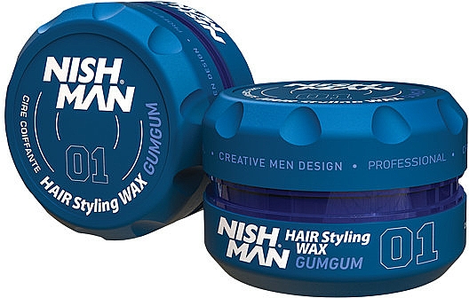 Wosk do stylizacji włosów - Nishman Hair Styling Wax 01 Gumgum — Zdjęcie N1