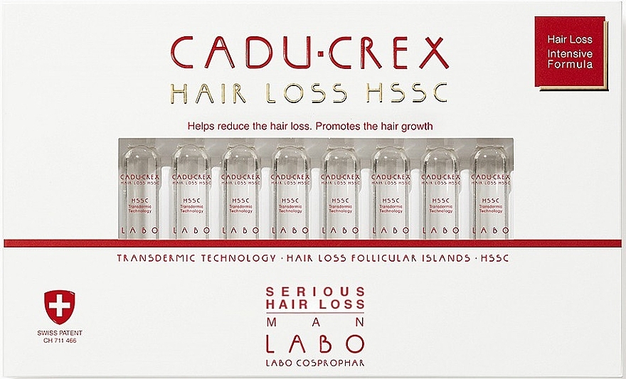 Leczenie silnego wypadania włosów u mężczyzn - Labo Cadu-Crex Man Treatment for Serious Hair Loss HSSC — Zdjęcie N1