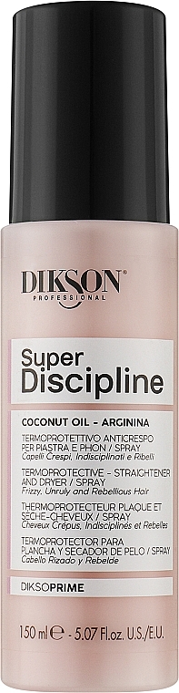 Termoochronny spray do włosów niesfornych - Dikson Super Discipline Sprey
