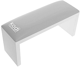 Podłokietnik do manicure na białych nóżkach, Light Gray - Kodi Professional — Zdjęcie N1