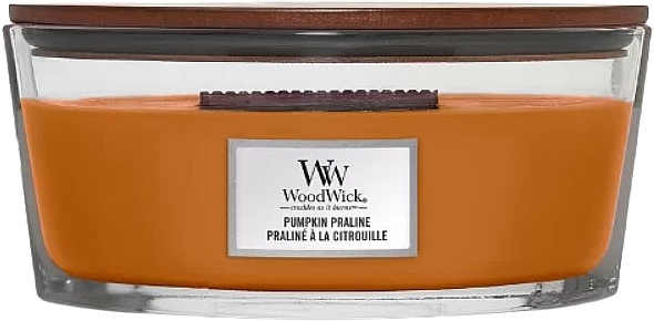Świeca zapachowa w szkle - Woodwick Pumpkin Praline Scented Candle — Zdjęcie N2