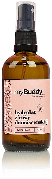 Hydrolat z róży damasceńskiej do twarzy i ciała - myBuddy — Zdjęcie N1