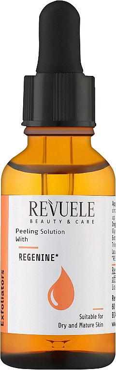 Przeciwstarzeniowe serum do twarzy - Revuele Peeling Solution Regenine — Zdjęcie N1