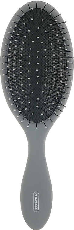 Szczotka do masażu mokrych włosów, szara - Titania — Zdjęcie N1