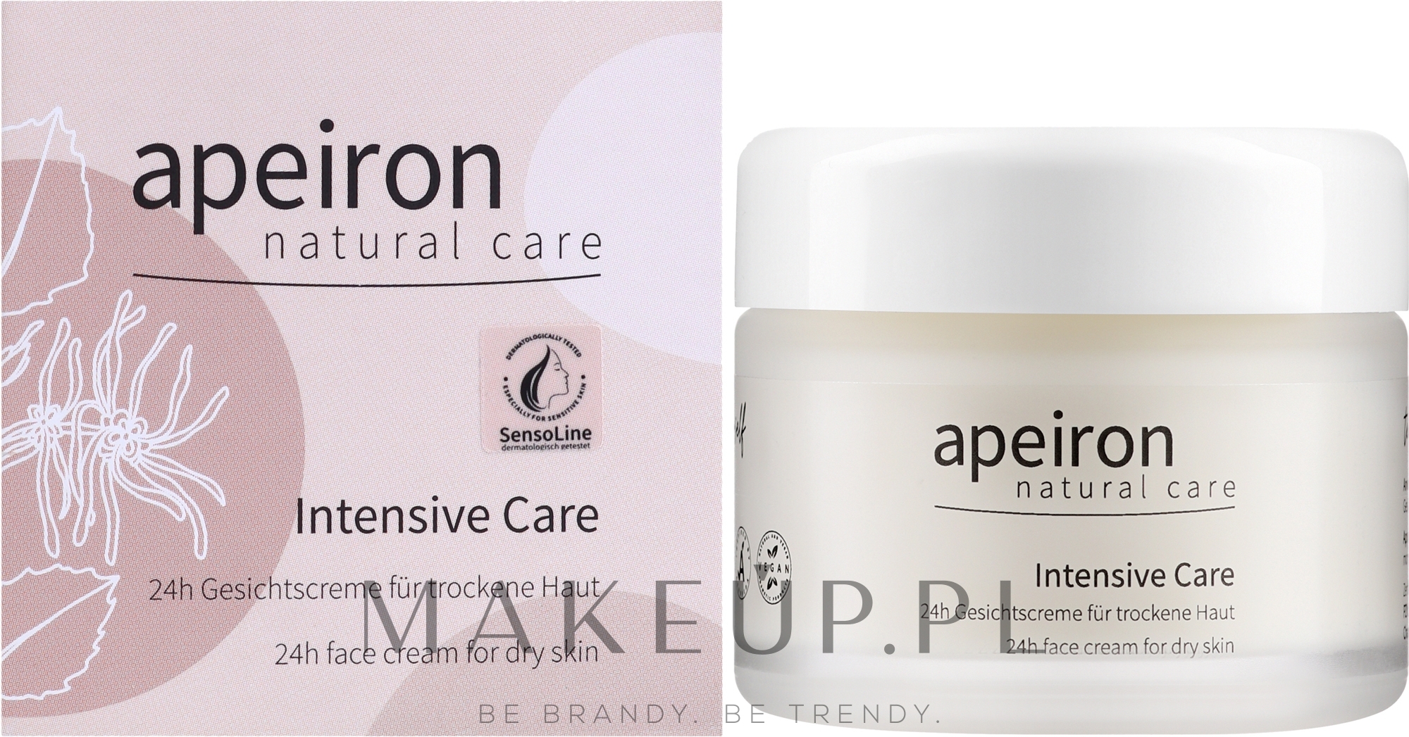 Krem do twarzy - Apeiron Intensive Care 24h Face Cream — Zdjęcie 50 ml