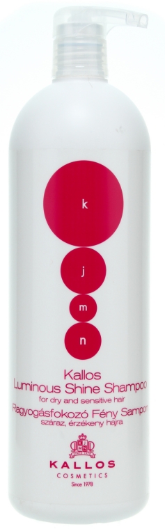 Szampon do włosów potęgujący połysk - Kallos Cosmetics KJMN Luminous Shine Shampoo — Zdjęcie N2