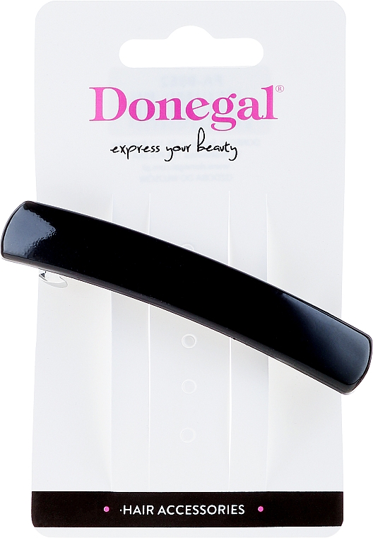 Spinka automatyczna do włosów FA-9852, czarna - Donegal — Zdjęcie N1