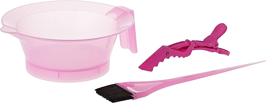 Domowy zestaw do koloryzacji włosów - Beter Home Hair-Dyeing Kit (bowl/1pcs + brush/1pcs + clips/1pcs) — Zdjęcie N2