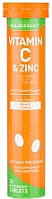 Witamina C z cynkiem w tabletkach musujących - Holland & Barrett Vitamin C & Zinc Fizz Orange — Zdjęcie N1