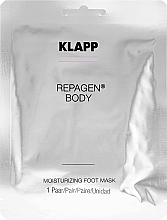 Nawilżająca maska do stóp - Klapp Repagen Body Moisturizing Foot Mask (próbka) — Zdjęcie N1