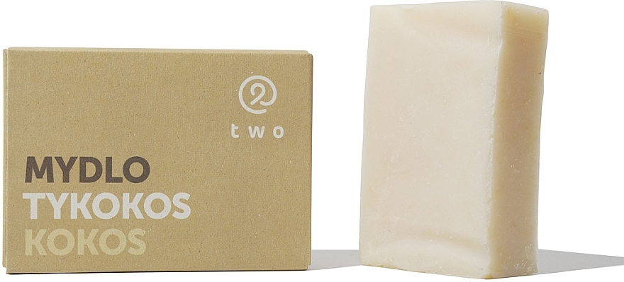 Mydło w kostce Kokos - Two Cosmetics Tykokos Solid Soap — Zdjęcie N1
