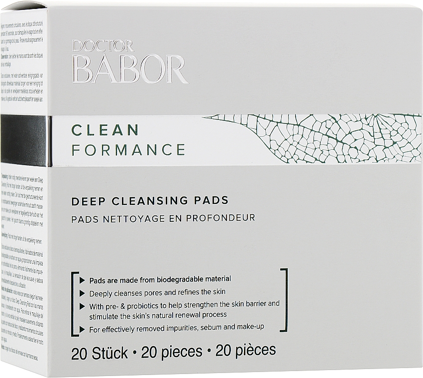 Płatki głęboko oczyszczające - Babor Doctor Babor Clean Formance Deep Cleansing Pads — Zdjęcie N1