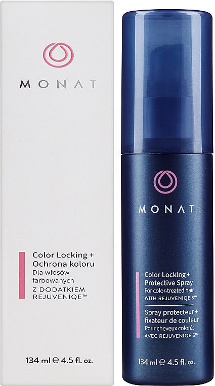Spray ochronny do włosów farbowanych - Monat Color Locking + Protective Spray — Zdjęcie N4