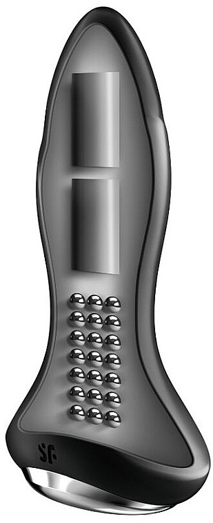 Wibrujący korek analny, czarny - Satisfyer Rotator Plug 1+ Anal Vibrator — Zdjęcie N4