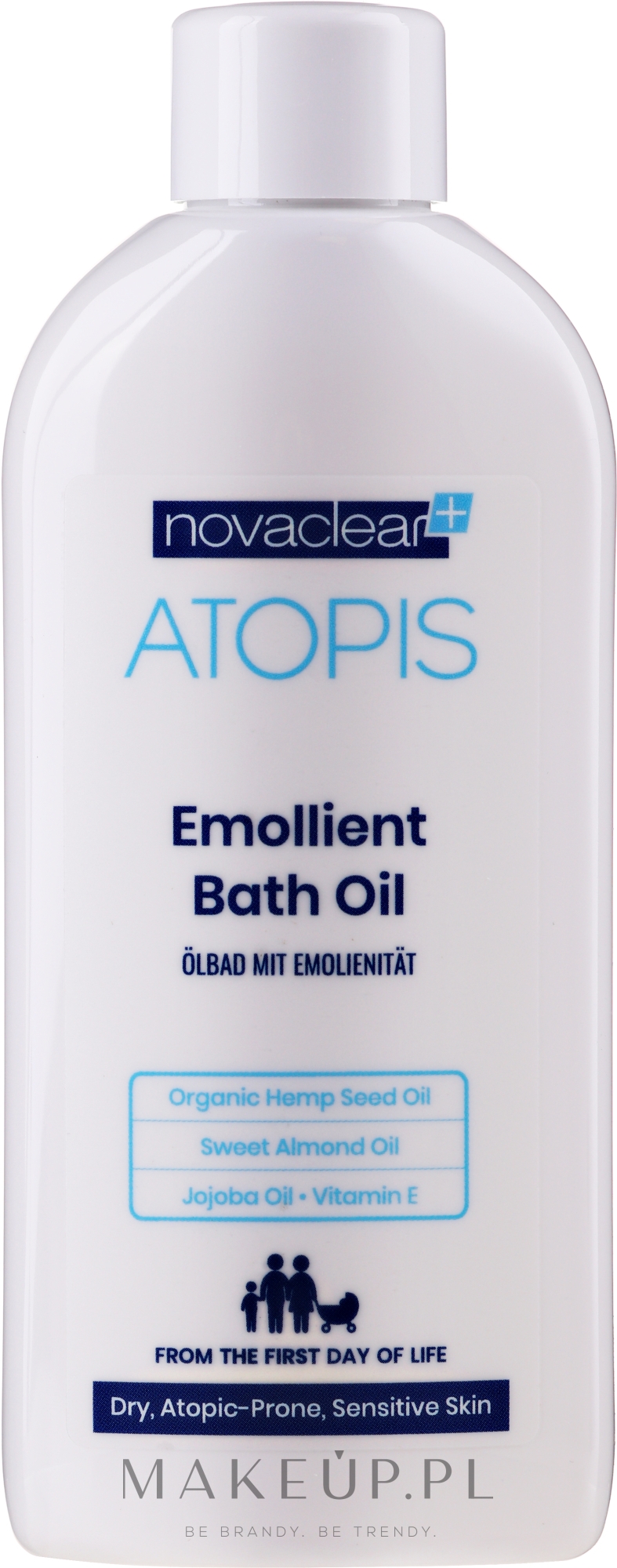 Zmiękczający olejek do kąpieli - Novaclear Atopis Emoliant Bath Oil — Zdjęcie 200 ml