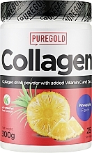 Kolagen z witaminą C i cynkiem, ananas - Pure Gold Collagen Marha — Zdjęcie N1