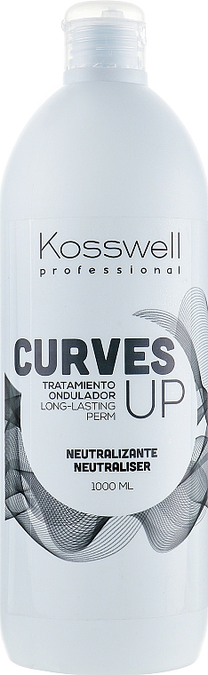 Neutralizer do włosów podkreślający skręt loków - Kosswell Professional Curves Up Neutraliser — Zdjęcie N1