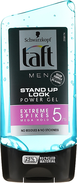 Żel do włosów dla mężczyzn - Taft Looks Stand Up Look Power Gel Extreme Spikes — Zdjęcie N3