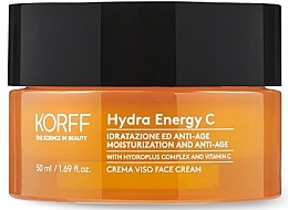 Nawilżający i przeciwstarzeniowy krem-sorbet do skóry suchej - Korff Hydra Energy C Sorbet Face Cream — Zdjęcie N1