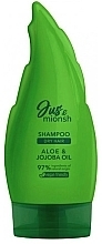Szampon do włosów suchych z wyciągiem z aloesu i olejem jojoba - Jus & Mionsh Shampoo For Dry Damaged Hair Aloe Jojoba Oil — Zdjęcie N1