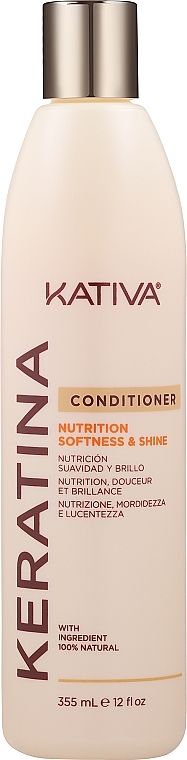 Keratynowy balsam do włosów - Kativa Keratina Conditioner Balm