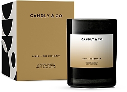 Świeca zapachowa - Candly & Co No.2 Candle Rum Rozmaryn — Zdjęcie N1