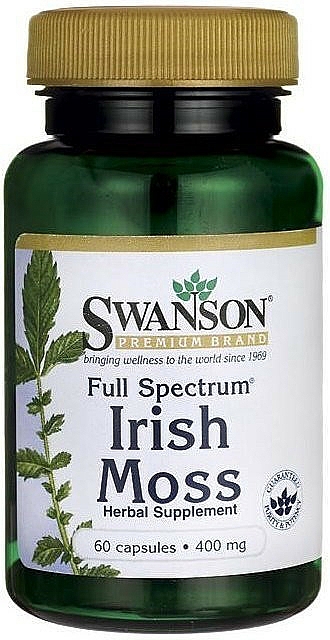 Suplement diety Irlandzki mech - Swanson Full Spectrum Irish Moss — Zdjęcie N1