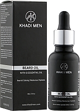 Kup Naturalny olej ajurwedyjski do wzrostu i pielęgnacji brody 6 olejków eterycznych - Khadi Men Beard Oil With 6 Essential Oi