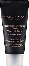 Kup Antyoksydacyjna glinkowa maseczka do twarzy z jeżynami - Mary & May Blackberry Complex Glow Wash Off Mask