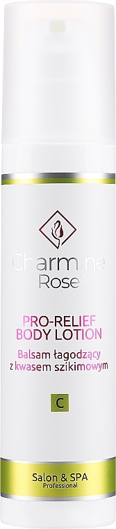 Łagodzący balsam do ciała z kwasem szikimowym - Charmine Rose Pro-Relief Body Lotion — Zdjęcie N1