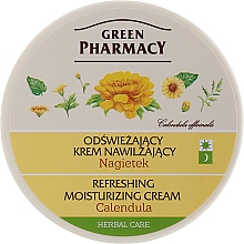 Kup Odświeżający krem nawilżający Nagietek - Green Pharmacy Face Care Refreshing Moisturizing Cream Calendula
