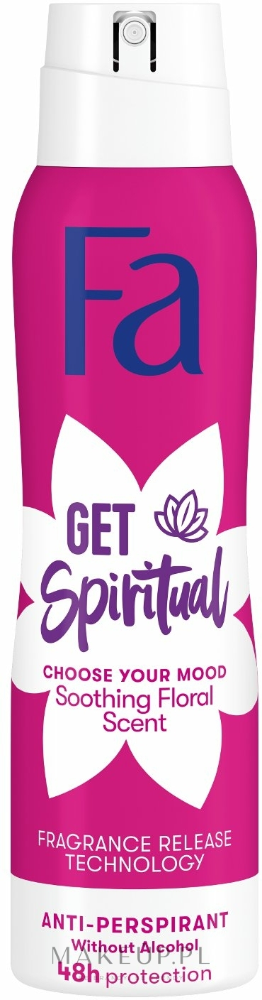Antyperspirant w sprayu - Fa Get Spiritual Anti-Perspirant — Zdjęcie 150 ml