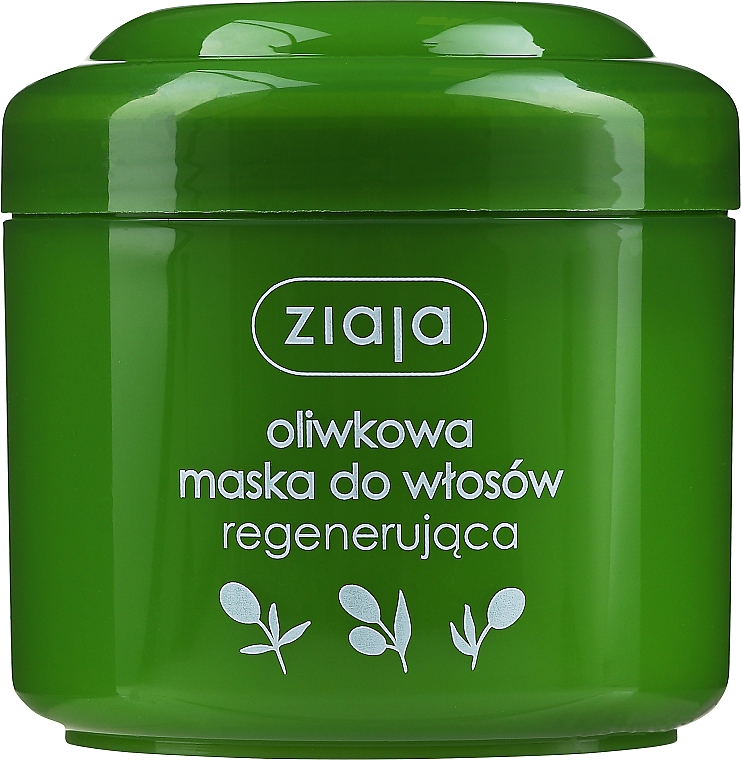 Naturalna oliwkowa maska regenerująca do włosów - Ziaja Liście zielonej oliwki — Zdjęcie N1