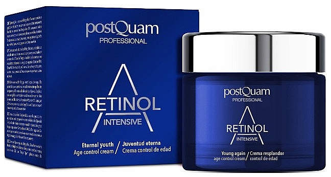 Przeciwzmarszczkowy krem do twarzy z retinolem - PostQuam Retinol A Eternal Youth Age Control Cream — Zdjęcie N1
