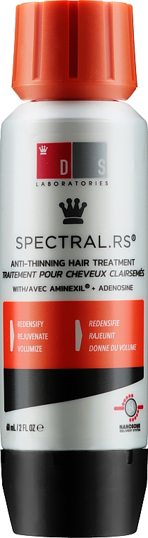 Lotion wzmacniający i przyspieszający wzrost włosów - DS Laboratories Spectral.RS Anti-Thinning Hair Treatment — Zdjęcie N1