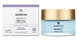 Krem do twarzy na noc - SesDerma Laboratories Serenity Night Cream — Zdjęcie N1