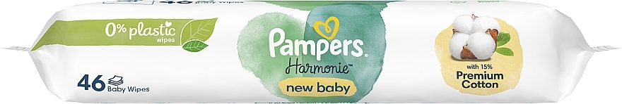 Chusteczki dla niemowląt, 46 szt. - Pampers New Baby Harmonie Body Wipes — Zdjęcie N9