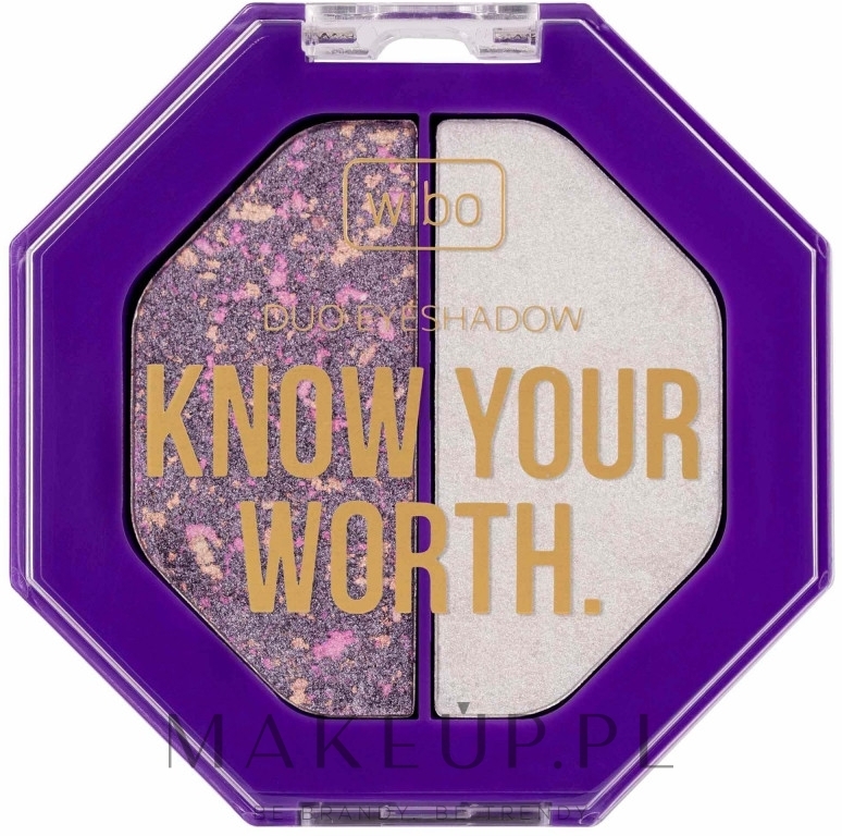 Cień do powiek - Wibo Cienie Know Your Worth. Duo Eyeshadow — Zdjęcie 01