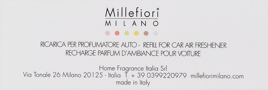Wkład do dyfuzora zapachowego w samochodzie Pomarańczowa herbata - Millefiori Milano Icon Refill Orange Tea — Zdjęcie N1