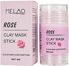 Kup Glinkowa maska w sztyfcie do twarzy Róża - Melao Rose Clay Mask Stick
