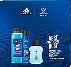 Kup Adidas UEFA 9 Best Of The Best - Zestaw (edt/100ml + deo/spray/150ml + sh/gel/250ml)