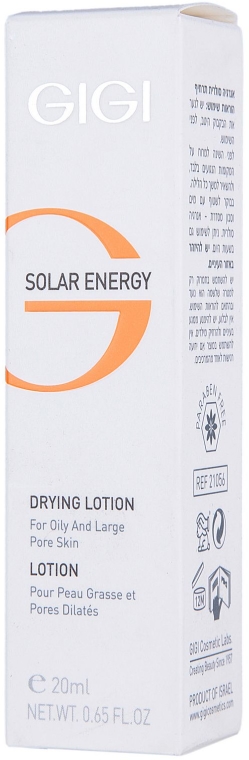 Podsuszający lotion - Gigi Solar Energy Drying Lotoin For Oily Skin  — Zdjęcie N3