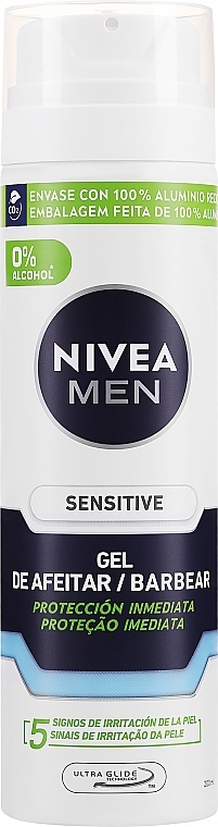 Chłodzący żel do golenia - NIVEA MEN Sensitive Barber Shaving Gel — Zdjęcie N1