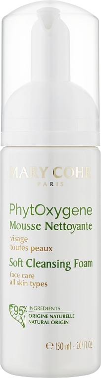 Delikatny mus oczyszczający do twarzy - Mary Cohr Phytoxygene Soft Cleansing Foam — Zdjęcie N1